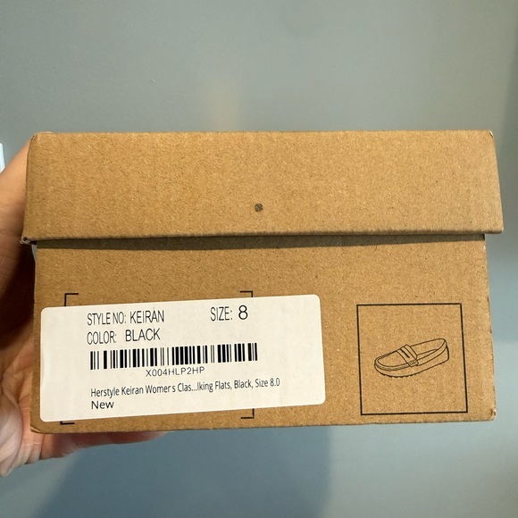 Black Loafers for Women size 8.5 penny loafers cushion flats perfect for work - Picture 7 of 7